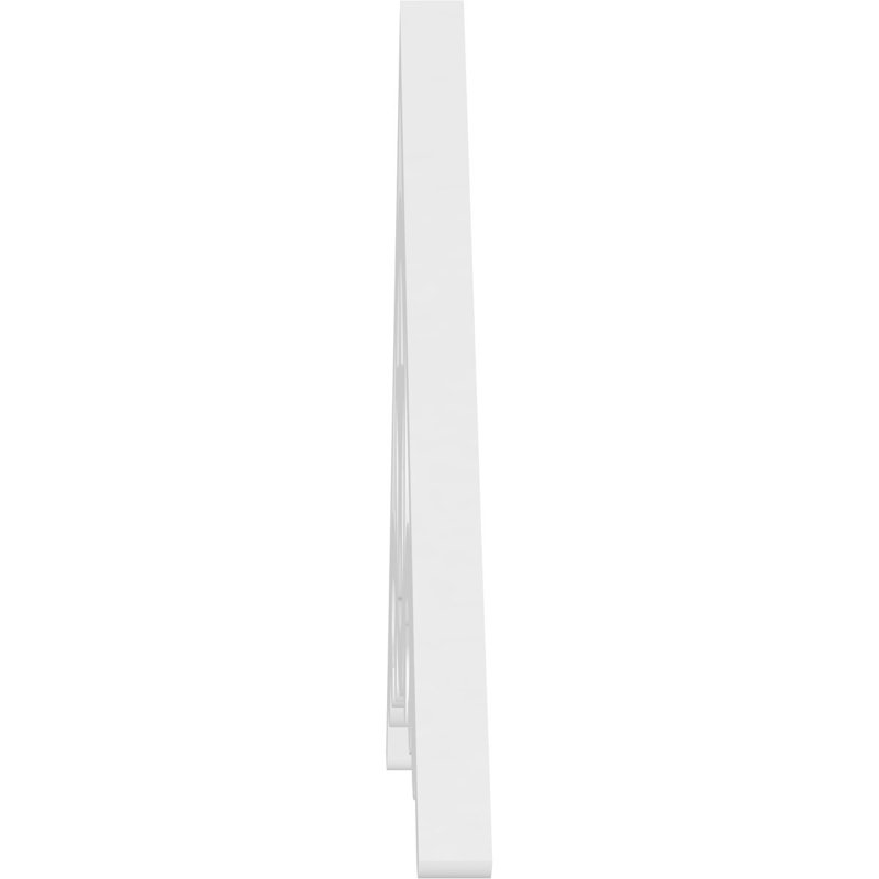 Pignon en uréthane Austin Signature à fronton brun clair apprêté, H 12,5 po x l 60 po x P 1 po, 5/12