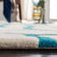 Tapis beige / bleu en laine touffeté à la main Nonia-643683073