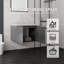 Meuble-lavabo flottant avec comptoir en marbre de culture et portes à fermeture en douceur-133668187