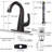 Single-Hole Single-handle Bathroom Faucet with Drain Assembly-93302726