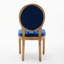 Chaise de salle à manger en velours-917213066