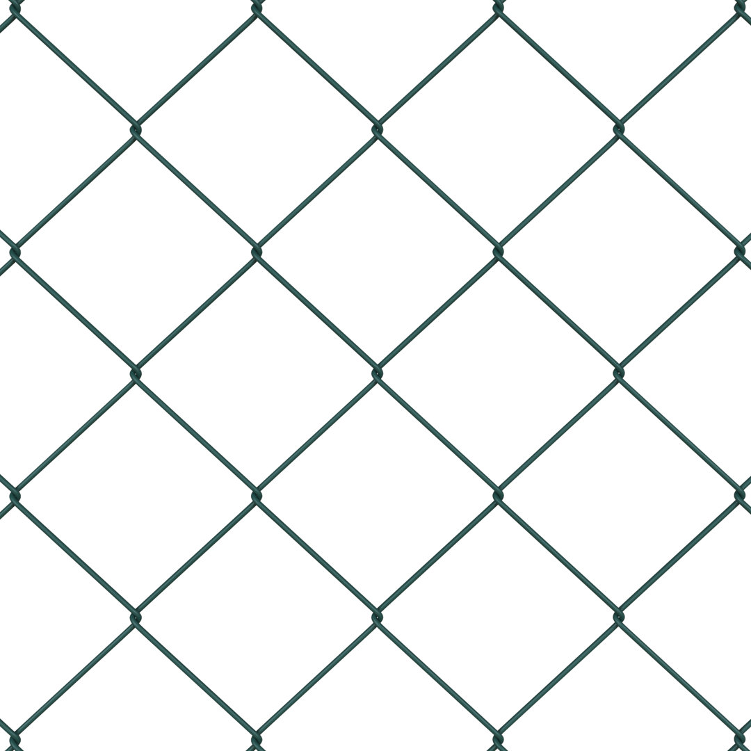 Vidaxl Chain Link Fence With 7 Flanged Posts Galvanised Steel