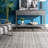 Amira Geometric Power Loom Performance Gray Rug-1271374358