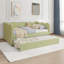 Lit de jour confortable avec couchette, port USB et adorable forme de vague-1805179027