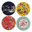 Wonderlust 8.1in Salad Plate,Mixed Set of 4