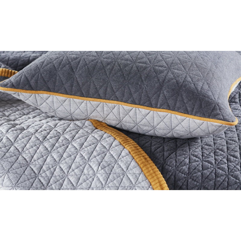 Kirk 100% Cotton Zipper Sham, Euro