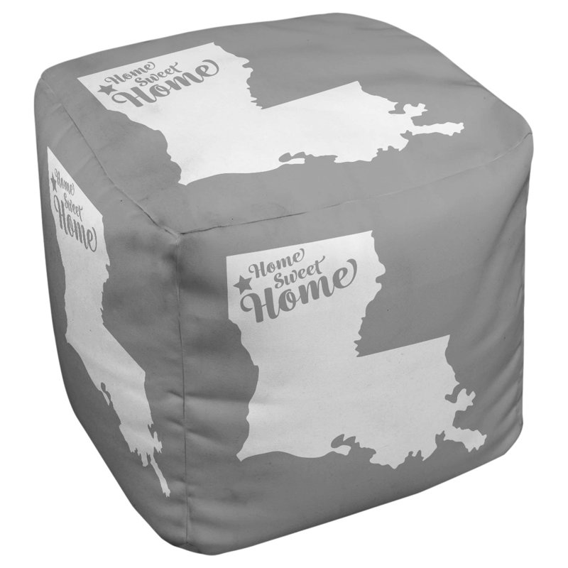 Repose-pieds à cubes shreveport the home, Gris