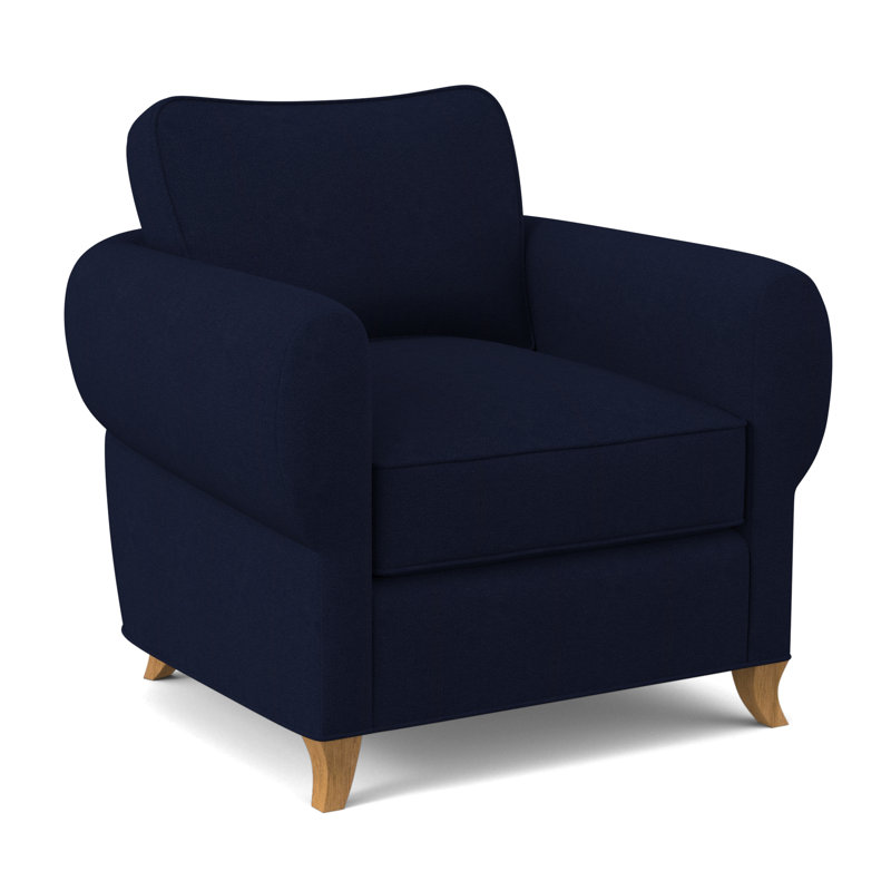Fauteuil cocon, Ambre, Mélange de polyester uniforme Margaret