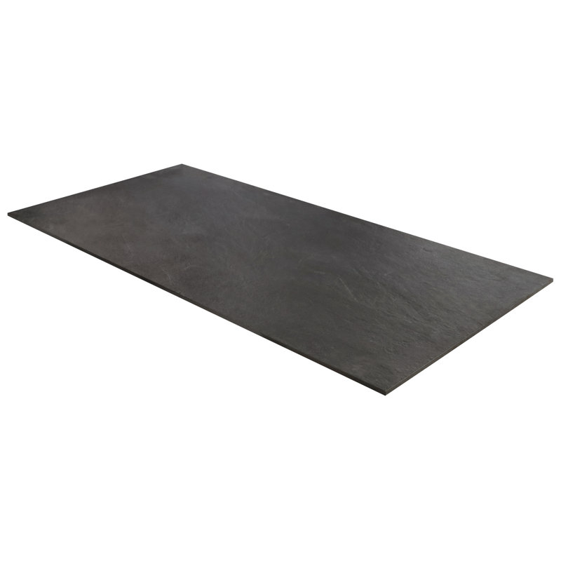 Limetech 23.62 In. X 47.24 In. Matte Porcelain Floor And Wall Tile (15.49 Sq. Ft. / Case), Graphite Gray