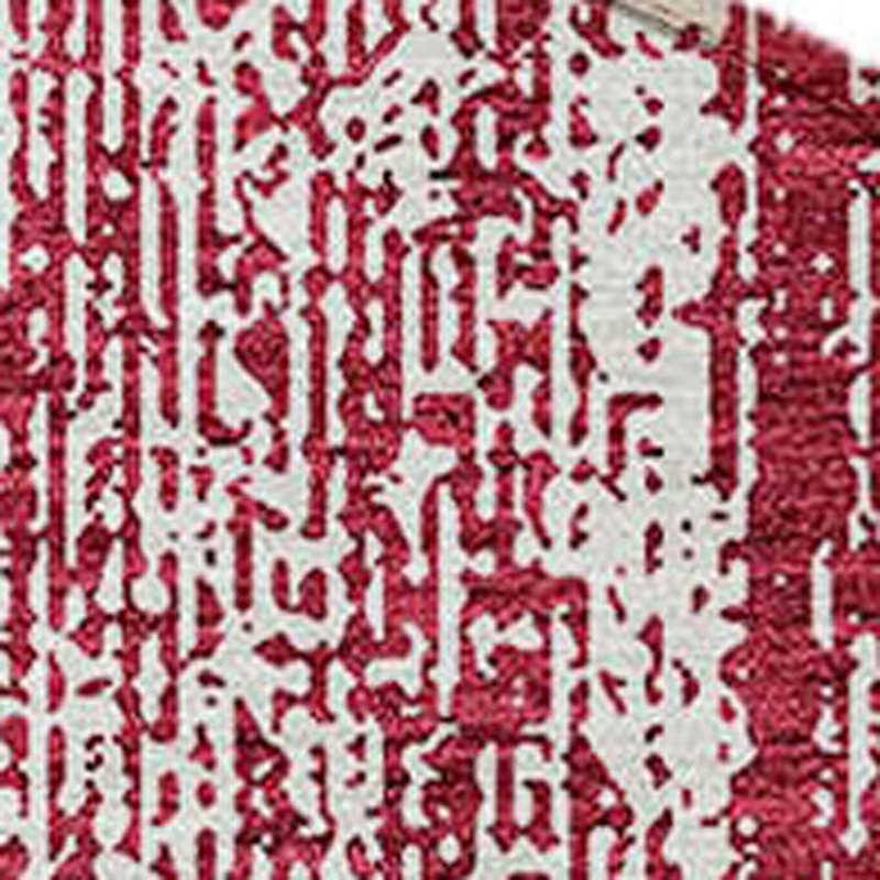 Tapis intérieur lavable rayé 8 pi Merlot And Ivory