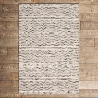 Sylvie Striped Wool Area Rug