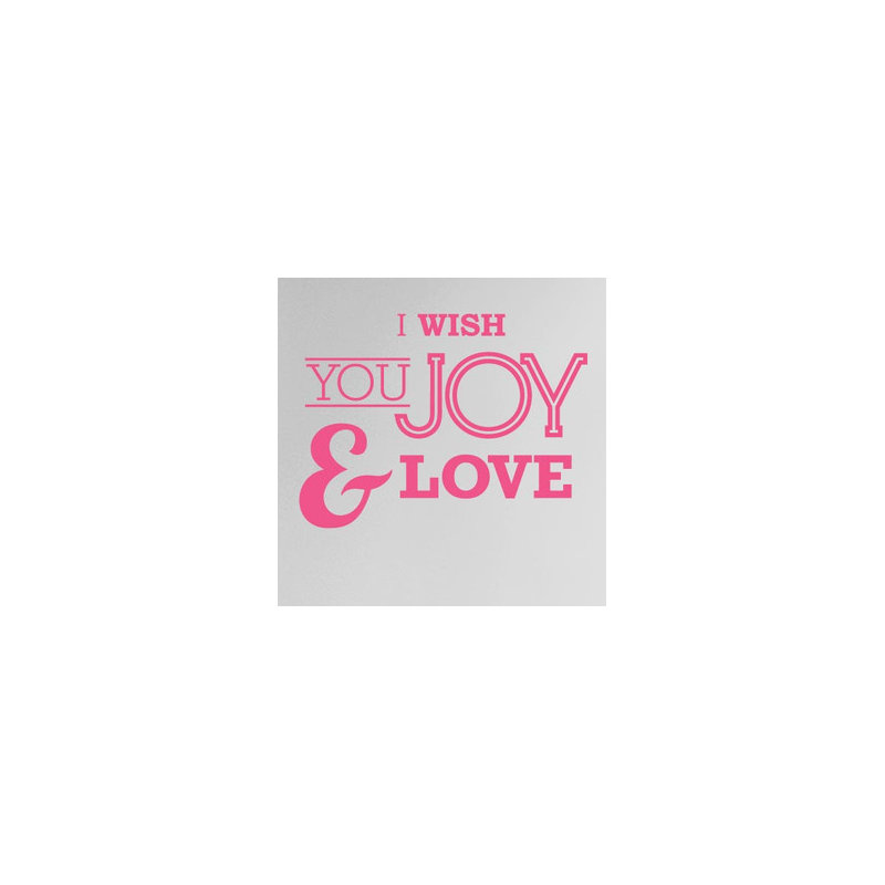 Non-Wall Damaging Wall Decal, Large, Pink