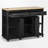 Kitchen Island with Extendable Dining Table-944804985