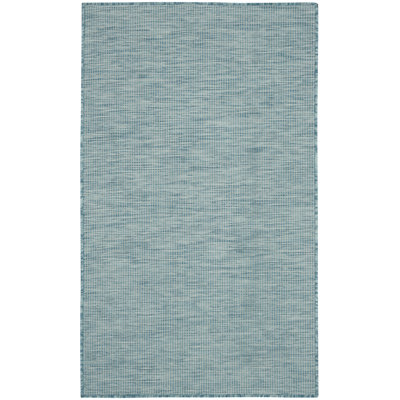 Tapis bleu Modern