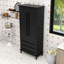 Armoire de rangement élégante en bois - tablettes réglables, charnières silencieuses-887810822