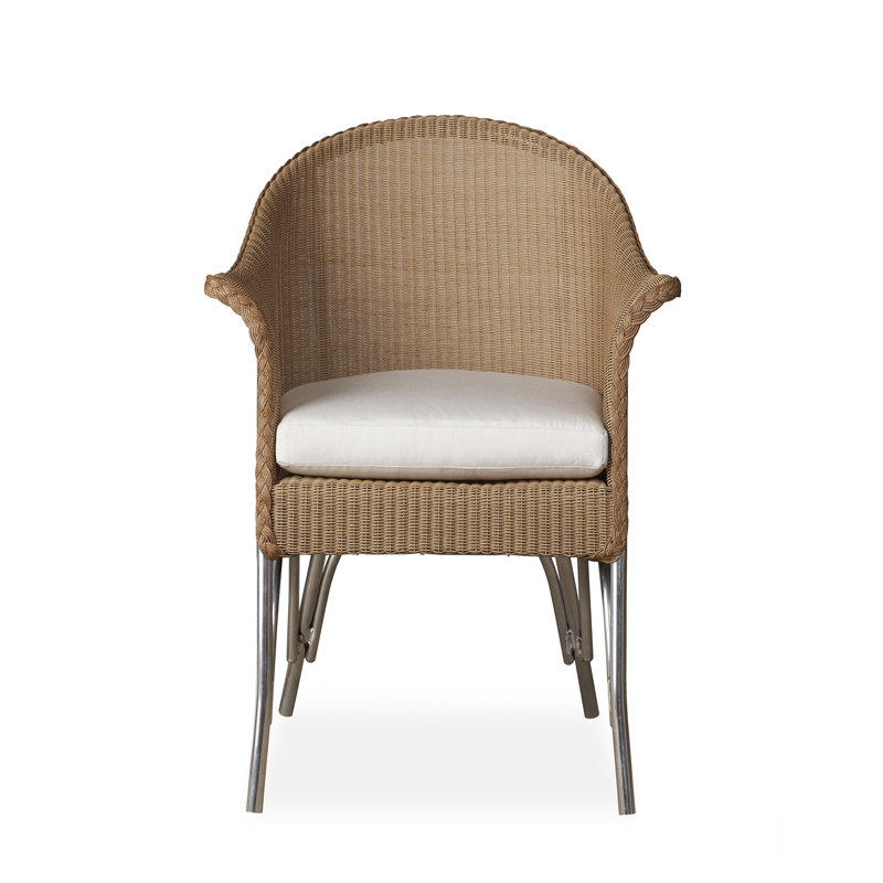 All Seasons Outdoor Dining Armchair, Bark