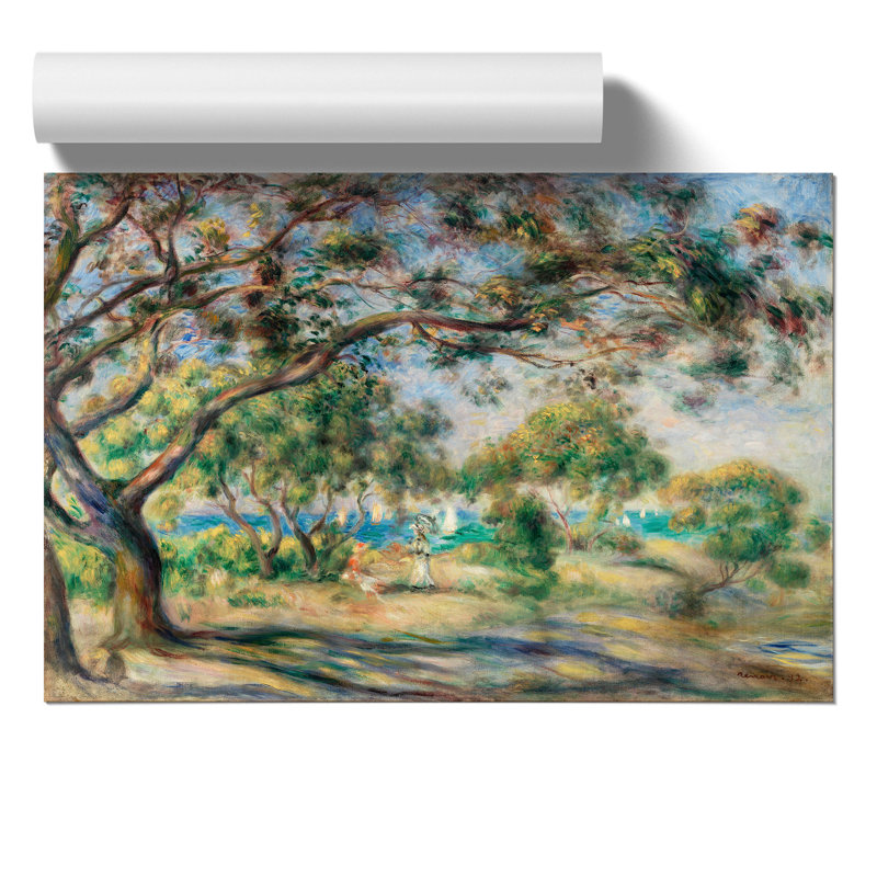 Bois De La Chaise by Pierre-Auguste Renoir - No Frame Painting, 30cm H x 42cm W x 0.1cm D