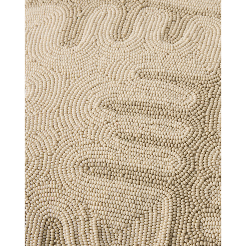 Duafe Beaded Pillow Cover & Insert, Sand