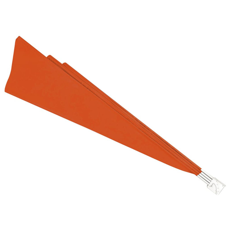 Dakota Fields 2.4cm W x 1.6cm D Retractable Patio Awning, Orange