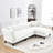 108.7" Wide Sectional Sofa With Ottoman-457211510