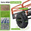 Remorque de chariot à benne basculante 1500 lb 1500 pi 15 lb, chariot de remorquage robuste avec déversoir à double commande pour VTT / UTV et tracteur de pelouse