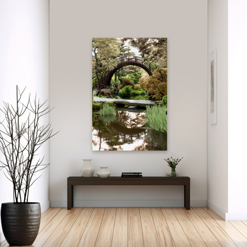Pont japonais # 2 - Art photographique, H 60 po x l 40 po