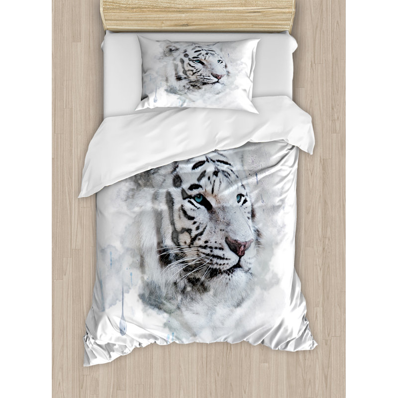 Animal Modern & Contemporary Polyester Duvet Cover, Twin Duvet Cover + 1 Sham