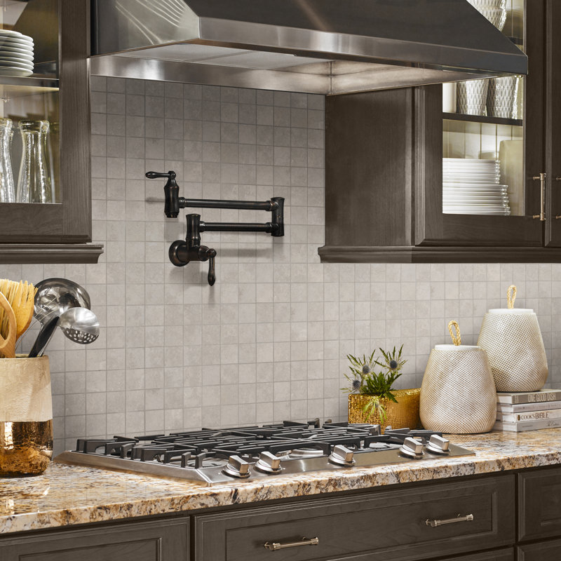 Carreau de mosaïque en céramique mate pour plancher et mur Mesa 12 po x 12 po Mesa, Corniche