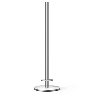 Brushed Nickel Toilet Paper Holder Stand For Spare Rolls Storage, Stainless Steel Freestanding Toilet Paper Holder With Shelf Hold 5 Paper Rolls