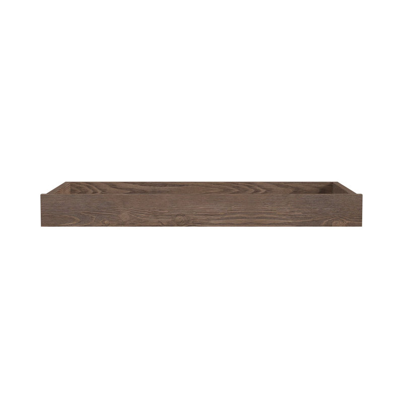 Plateau de table à langer en bois massif Carlson, Brun récolte