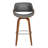 Concordia Swivel Faux Leather Counter & Bar Stool with Wood Legs and Metal Footrest-1287640421-1287640423