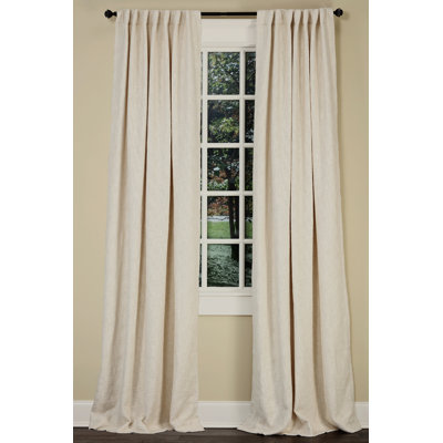 Boucle Room Darkening Curtain