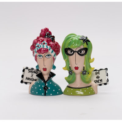 Ceramic Salt and Pepper Shaker Set