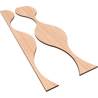 Ozark Adjustable Wood Decorative Slat Wall Panel Kit