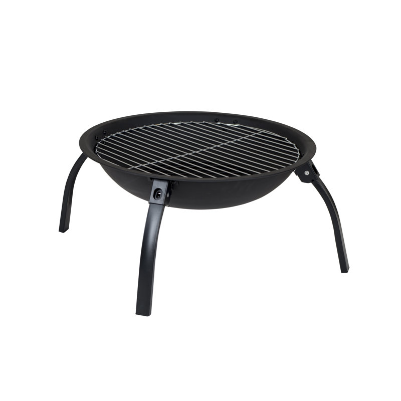 Theodosia Round Steel Charcoal Smokeless Fire Pit