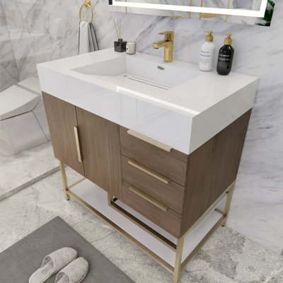 Ensemble de meuble-lavabo simple 36 po Glasgow