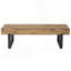 Banc en bois polyvalent pour la chambre à coucher, la cuisine et le vestibule avec un style campagnard moderne et un rangement multifonctionnel-1977047051