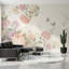 Papier peint fleurs d'hortensia en fleurs pastel-1688802928-1688802940