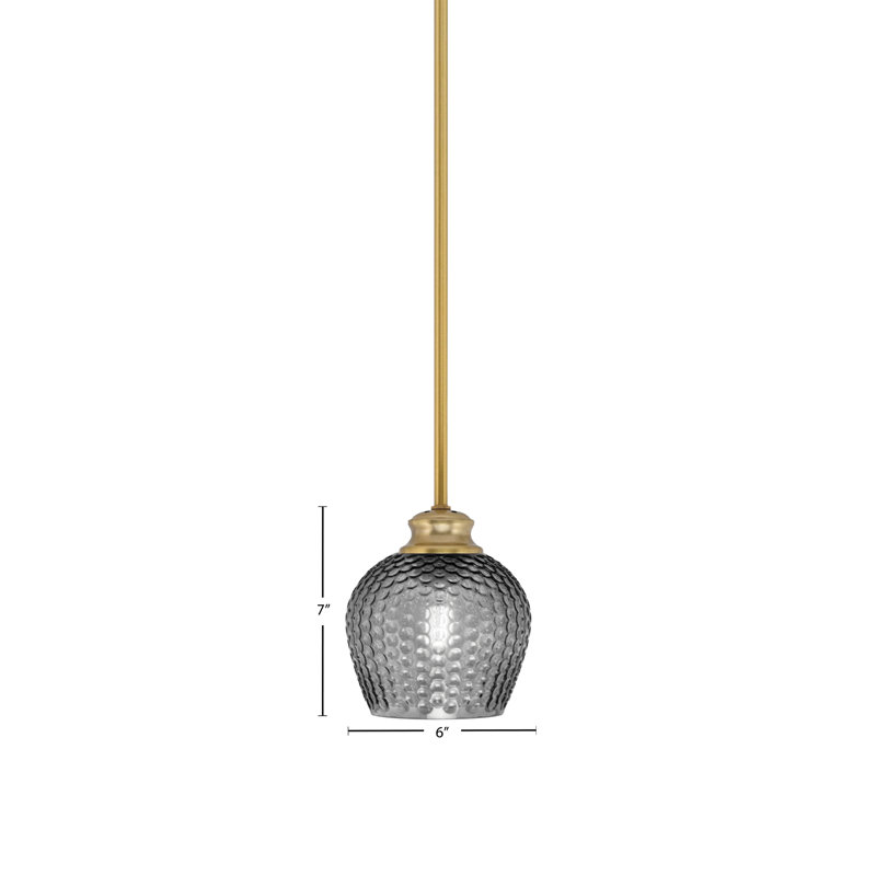 Luminaire suspendu Quapaw Zola, Noir, Laiton New Age