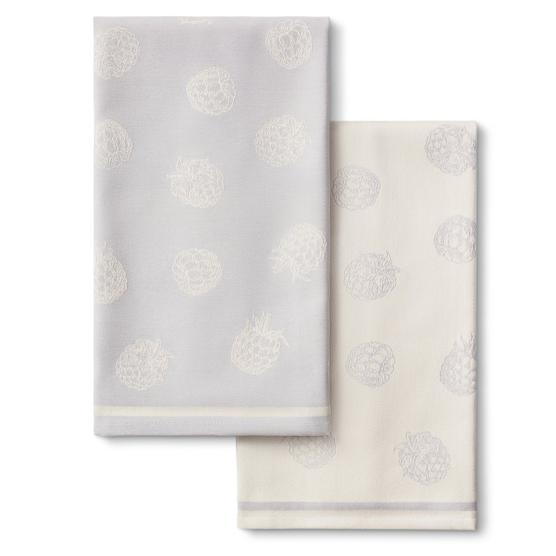 Lot de 2 torchons de cuisine surdimensionnés KITCHENAID Harvest en jacquard tissé plat