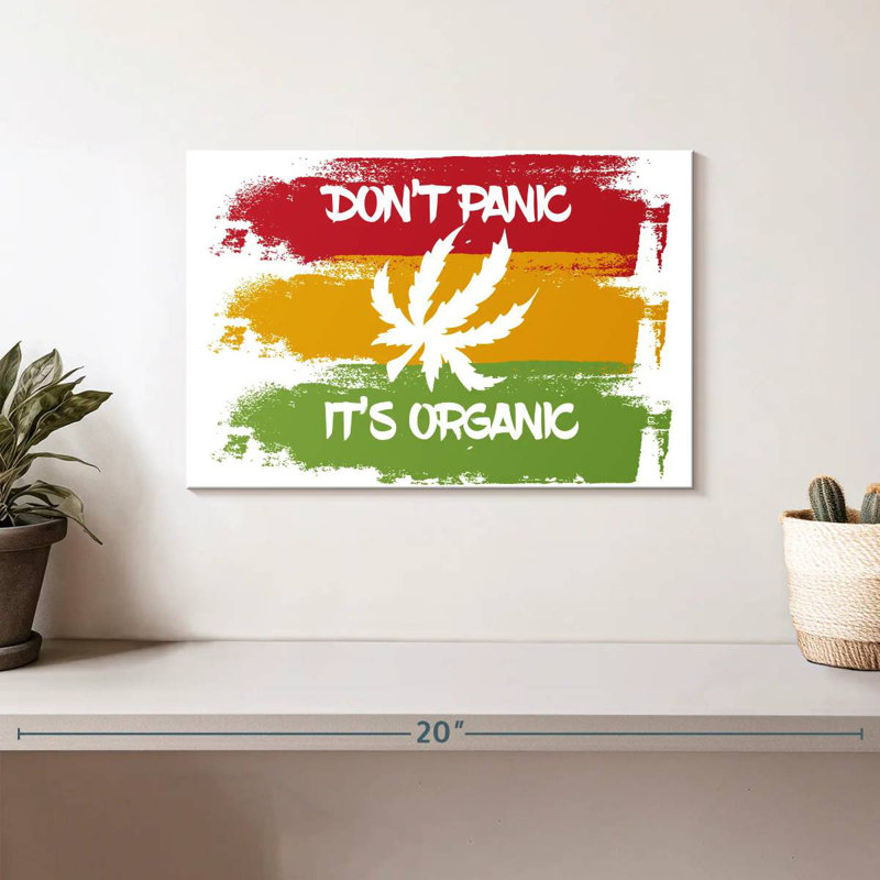 Senne Organic Marijuana, 8" H x 12" W
