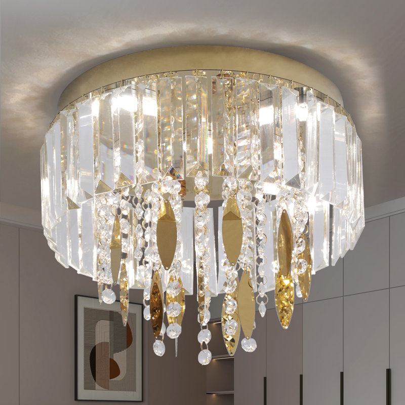 1 - Light Crystal LED Chandelier