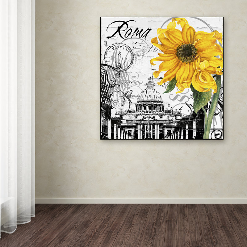 "Jadaya" Italia II "par Color Bakery, impression sur toile tendue, H 18 po x l 18 po x P 2 po