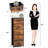 Annyka 5 Drawer Steel Dresser, Rustic Brown-1822004396