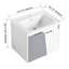 Meuble-lavabo mural 60 po avec lavabo Raika