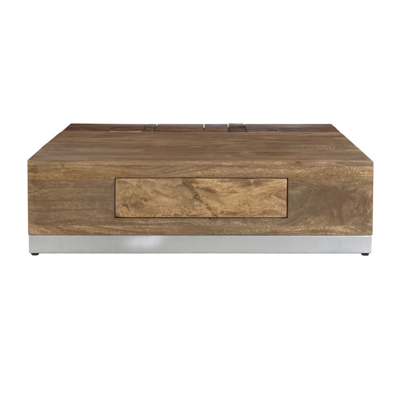 Luxvil Premium Solid Wood Coffee With Storage
