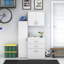 Système de rangement pour garage modulaire de 44 W avec armoires murales-72736130
