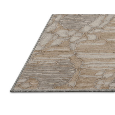 Machine Washable Nature Gray Area Rug