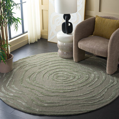 Laine touffetée à la main Glamour Viscose Tapis d'intérieur en coton