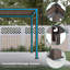 Pergola en métal durable avec toit à persiennes réglable pour jardin extérieur-104881994